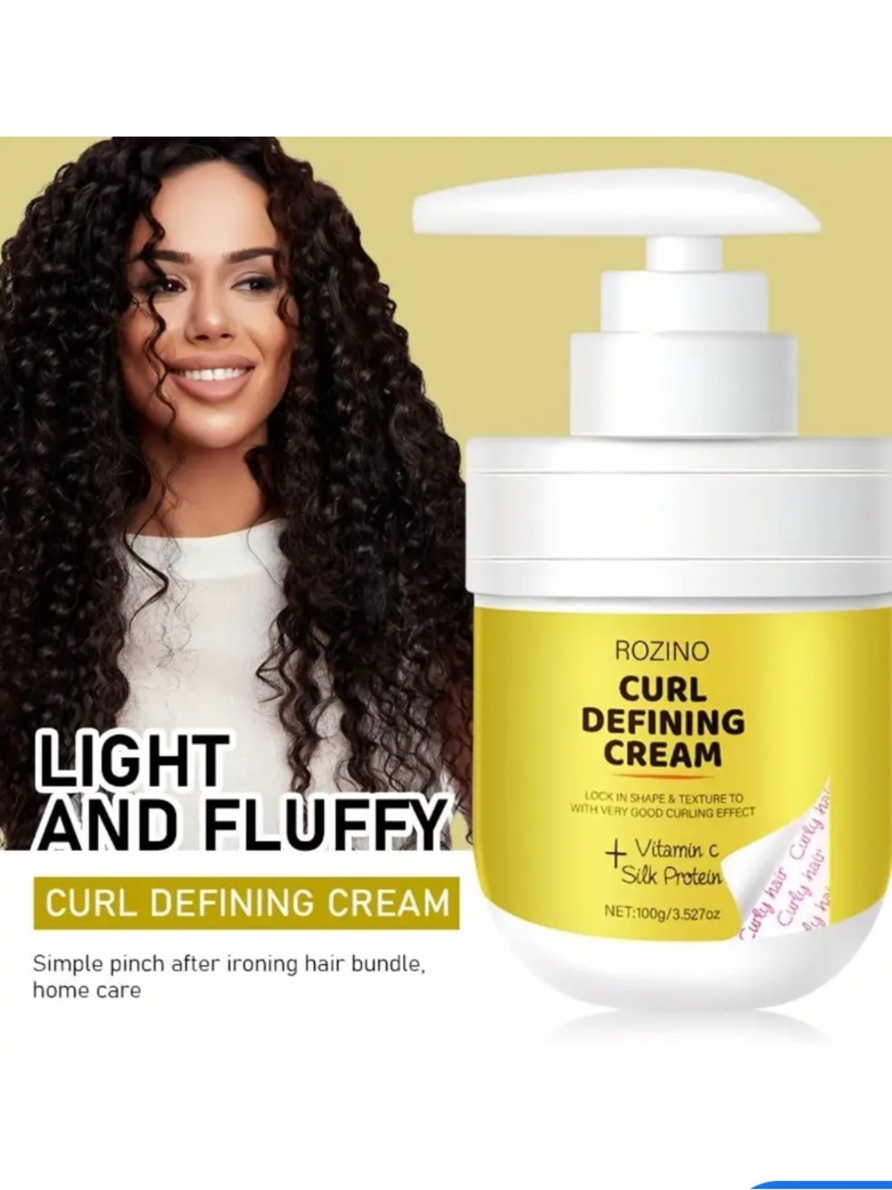 Rozino Curl Defining Cream - Yellow